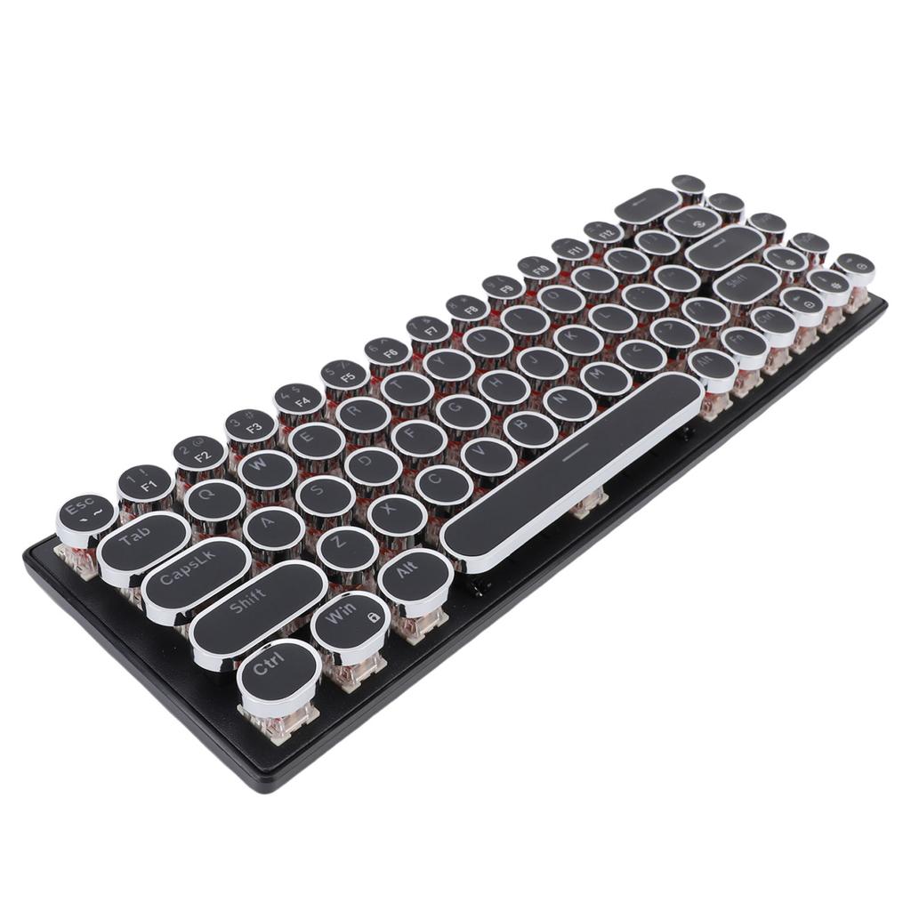 Wired Gaming Keyboard TW1870 68 Keys RGB Colorful LED Backlight Portable Compact Gaming Keyboard