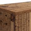 Console Table Striped Rustic Wood 155 x 29 x 74 cm Engineered Wood