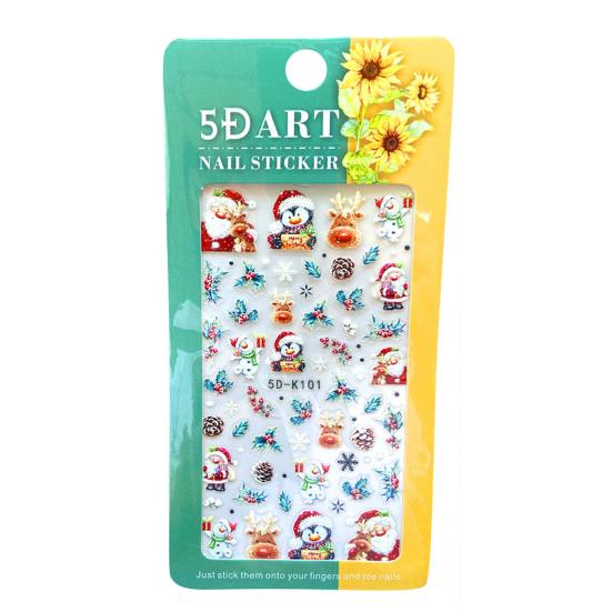 1 Sheet Nail Decals DIY Eye-catching Eco-Friendly Fashion Beautifying Fingernails Sticker Makeup Accessories