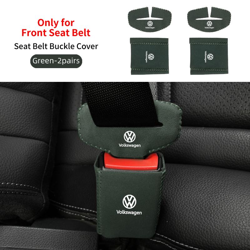 2026 Hot For Volkswagen VW Car Seat Belt Buckle Clip Protector Cover Accessories For Volkswagen VW Scirocco Jetta Beetle Golf Pa