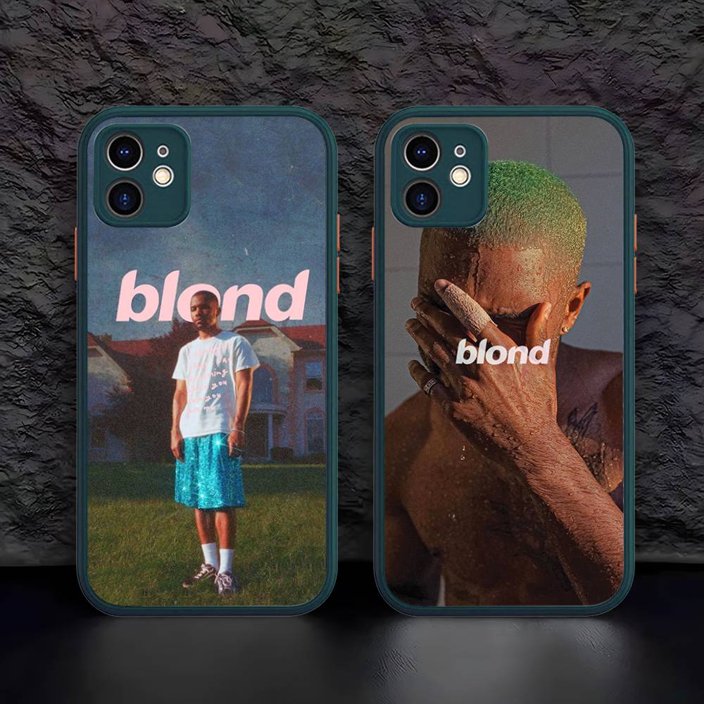 Frank Ocean Blond Matte Clear TPU Phone Cases For iPhone 16 15 14 13 12 11 Pro Max X XS Max Cover