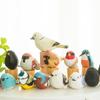 Wooden Craft Bird Figurine With Modern Minimalist Style For Living Room Decor Or Gift