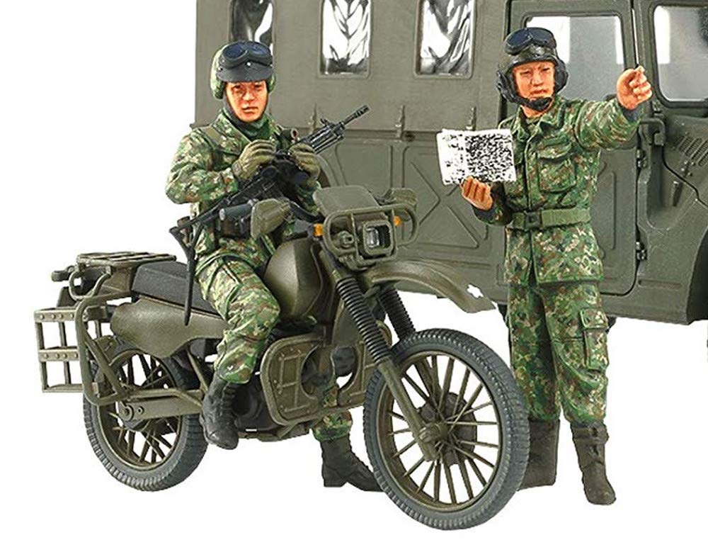 Tamiya Scale Limited Series JGSDF Reconnaissance Motorcycle High Mobility Vehicle Set Plastic Model 25188 1/35 &