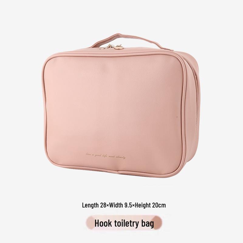 

Складная дорожная косметичка большой вместимости розовый