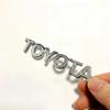 3D Black Silver Car Trunk Tail Sticker Emblem Badge Decals Decoration For Toyota Corolla Camry Yaris Chr Auris RAV4 Hilux Logo