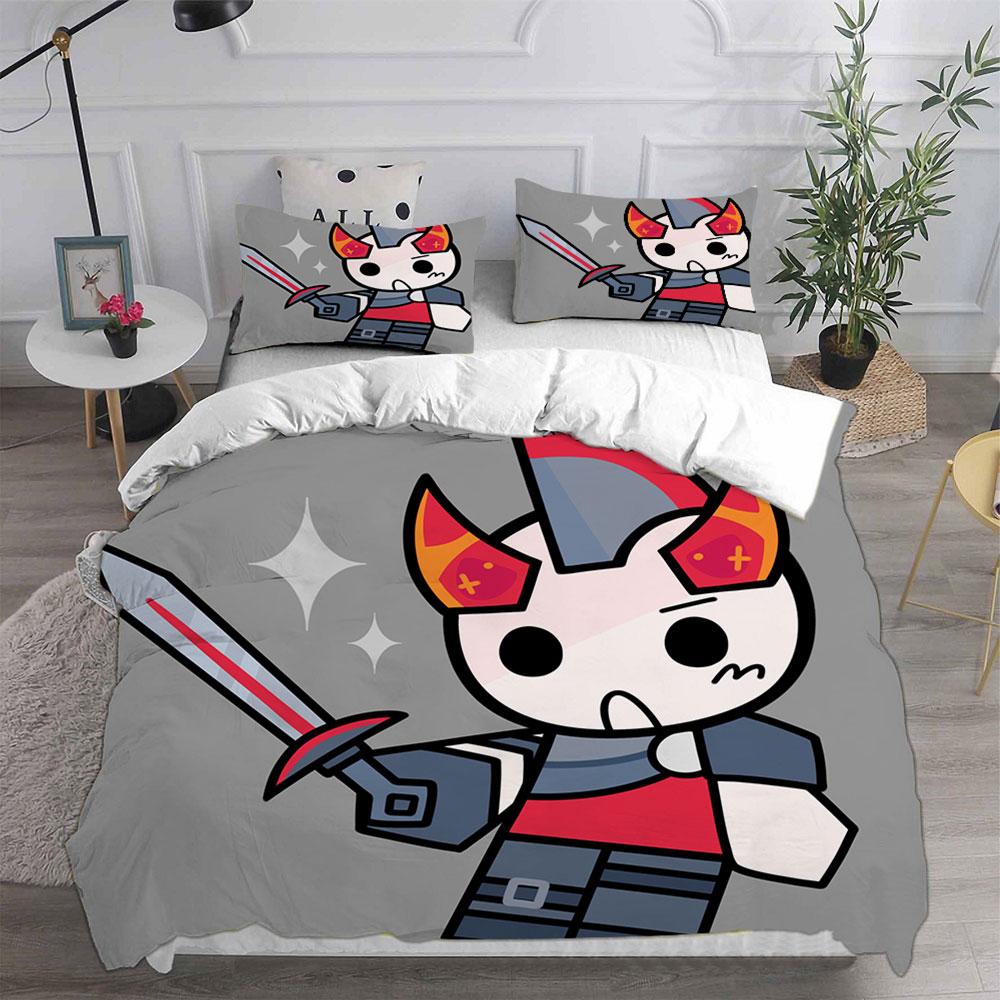 Phighting Bedding Sets Cartoon Bed Cover Comforter Duvet Cover Pillow Case 2-3 Pieces Sets Kids Adult Bedroom Decoration