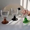 1PC Glass Cup Drinkware Medieval Goblet Premium Sense Retro Sparkling Fruit Wine Drinking Set Household Goods