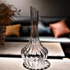 European Crystal Waterfall Wine Decanter: High-End Rapid Pour Straight-Edge Design