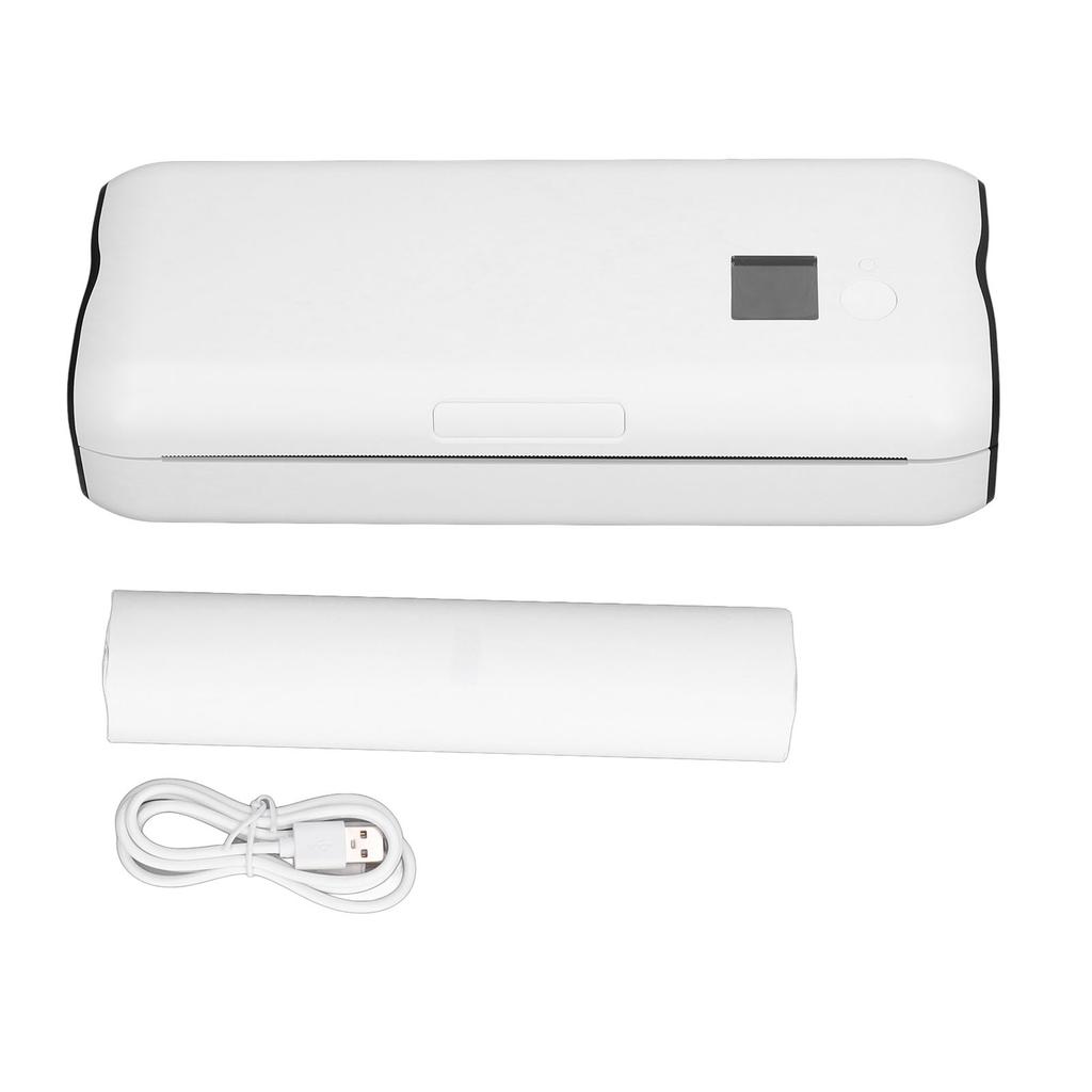 A4 Thermal Printer Bluetooth Rechargeable Portable Inkless Thermal Printer for Home School Office