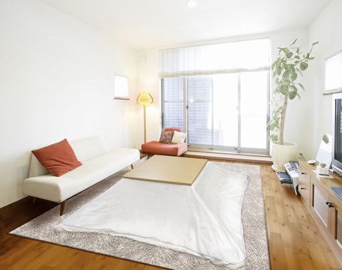 Meiwa Gravure Waterproof Kotatsu Cover, N Clear, 190cm x 240cm