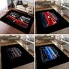 Creative Car Pattern Carpet Children's Bedside Soft Floor Mat Anti-fouling Anti-slip Crawling Pad Kitchen Footpad Home Decor Rug