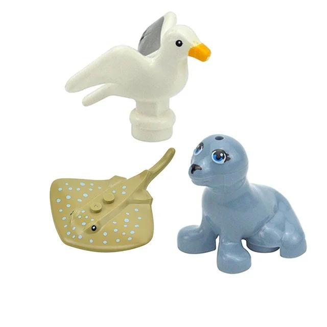 Gorący Świąteczny Prezent Klocki Budowlane Zwierzęta Jeleń Łoś Renifer Figurki Cegła Choinka Edukacyjna Zabawka Prezent dla Chłopca Dziecka Model z Klocków