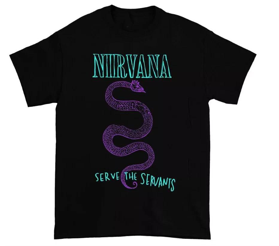 Футболка Nirvana Serve The Servants Новая Черная Футболка XL