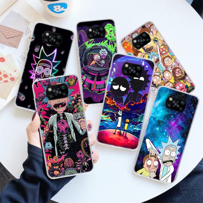 

Чехол с изображением аниме R-Ricks и Pic для Xiaomi Mi 11 Lite 11i 11T 10T 9T 12 Pro 10 9 8 12X, чехол для телефона 6X 5X, ультрамягкий чехол Fundas Capa