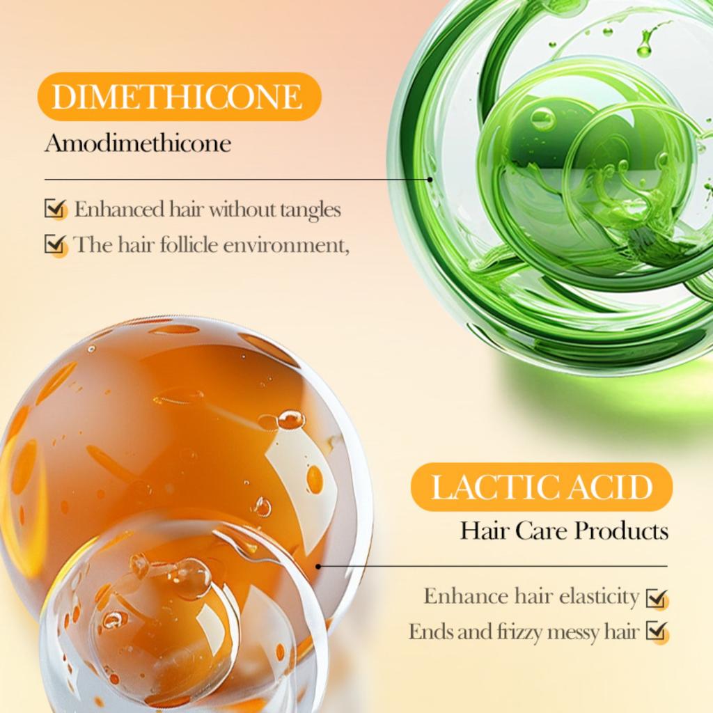 Masque Hydratant à la Menthe, Après-Shampoing Fortifiant Nourrissant