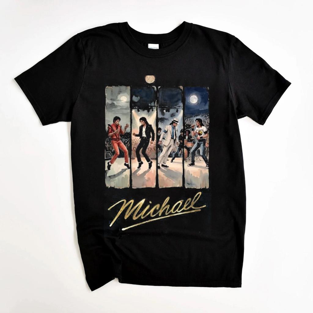 King of Pop Retro Dance Shirt Vintage Music Fan Graphic Unisex Tee