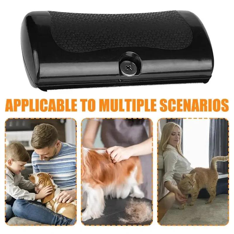 Spazzola Professionale per Animali Domestici per la Rimozione del Sottopelo Spazzola Multifunzionale per la Toelettatura di Animali Domestici Spazzola Ergonomica per la Toelettatura di Animali Domestici Strumento per la Rimozione dei Peli di Cane