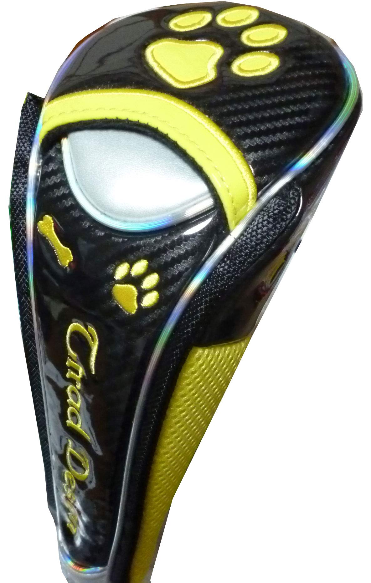 

Golf Head Cover for Fairway Paw Magnetic Type (BlackYellow, for Fairway)