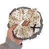 New Black White Polka Dot Hair Bundle Oversized Scrunchies Lace Butterfly Bow Hair Rope Ties Women Elegant Large Headbands