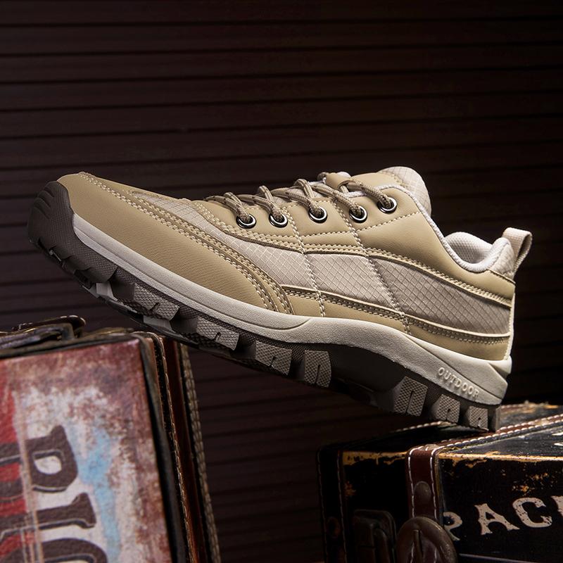 TUINANLE Autumn Sneakers Men's Outdoor Breathable Hiking Shoes Soft Sole Sneakers for Camping Low-top Boots Women