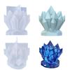 Poppy Crystal Cluster Resin Mold for Ornaments and Candle Display