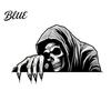 Outdoor Durable Stickers Halloween Skeleton Car Sticker Peeking Decal for Window Bumper Waterproof Vinyl Horror Skull Wall Laptop Decoration Modding