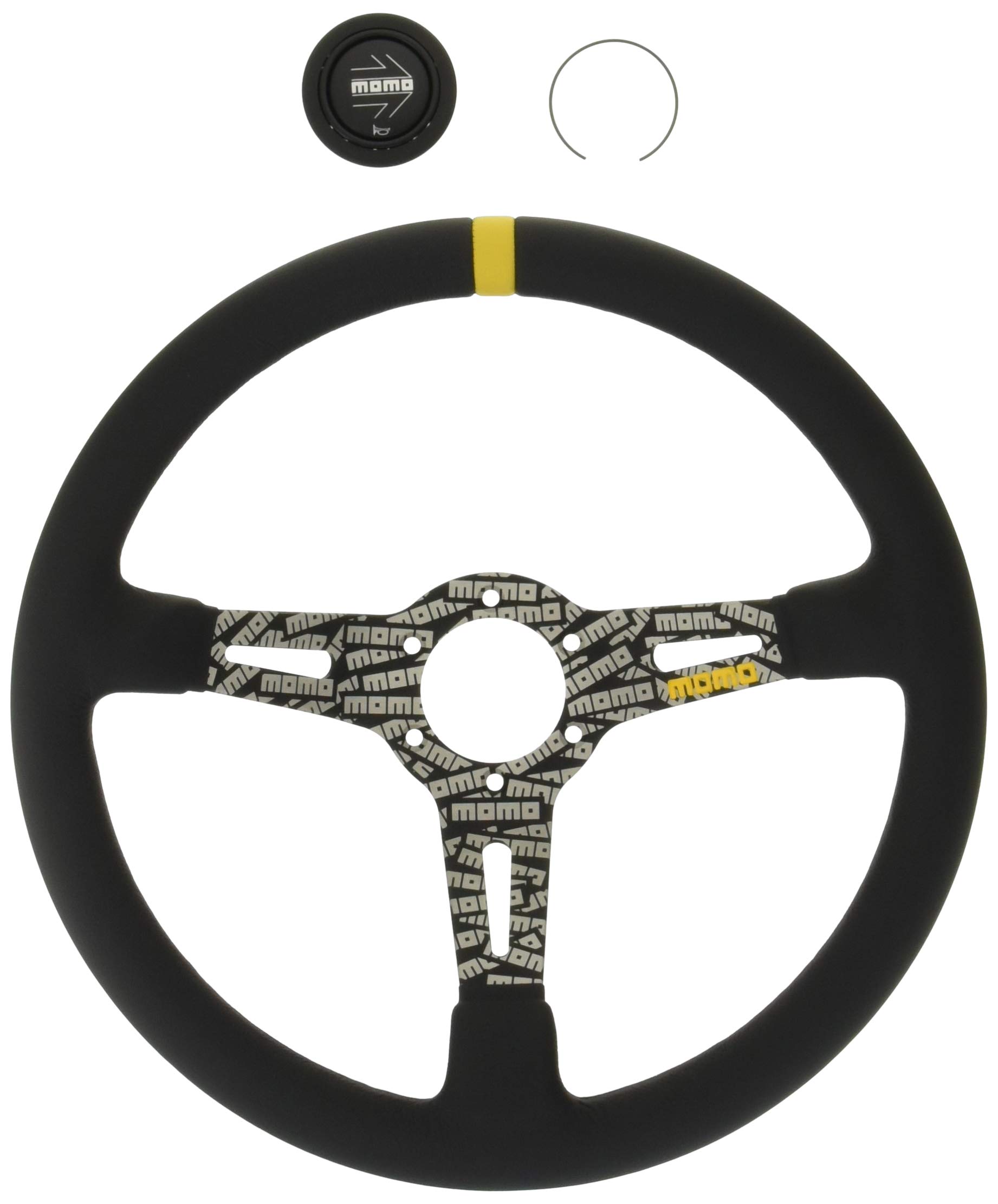 

MOMO Steering ULTRA JPN Black 350mm Spoke/Leather UJ-01