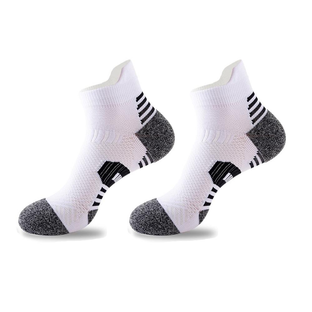 

Потовщені шкарпетки для бігу Різнокольорові товсті рушникові шкарпетки, що швидко сохнуть. Чоловіки білий