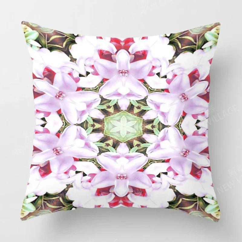 Fall Home Decor Autumn Living Room Throw Pillow Cover Sofa Boho Cushion Cover Mandala