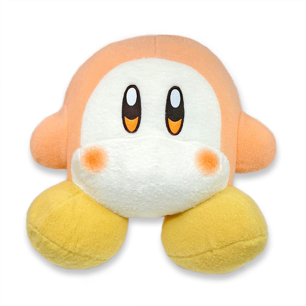 Kirby Wool Felt Super Big Plush Toy Waddle Dee Approx. 40cm with Toy Diamond