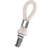 2025 Bathroom Towel Clips Braided Cotton Towel Clip with Metal Clamp 1PCS for Home Bathroom Kitchen Storage Pegs
