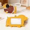 PU Leather Leather Dog Pendant Multifunction Cartoon Keychain Fashion Card Case  Male/Famale