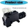 Front-Trunk Hood Lock Actuator Motor with Black Engineering-Plastic Housing and Ribbed Cylindrical Actuator End for Opening and Closing Repair Work