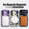 S26 Ultra Hülle Leopard Stern Discokugel Muster Magnetisch Für Magsafe Weiche Silikonhülle Für Samsung Galaxy S25 FE S24 Ultra S23 S22 Plus S21