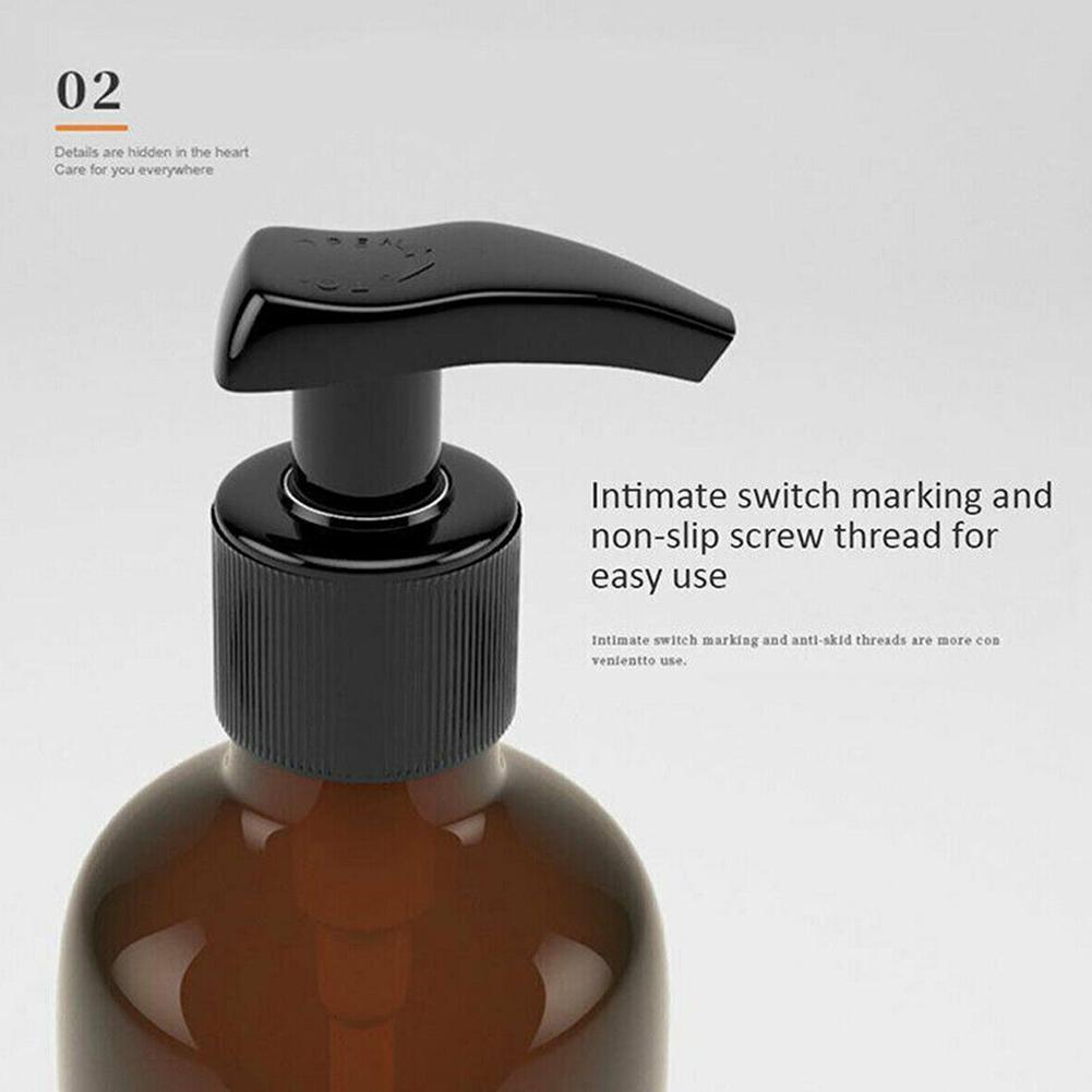 Dispenser Spray Bottles Hand Pump Reusable Shampoo 500ml Bathroom Container Lotion Plastic Refillable Practical