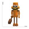 Shan Hai Jing Italian Wooden Stick Man Running Shoes Shark Big Goose Airplane Model Figurine Building Block Toy