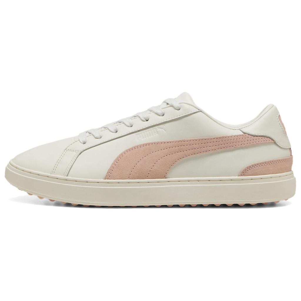 Puma Classic G Peaches Comfortable Soft Low Top Golf Shoes Men Sneakers White Pink 311285-01