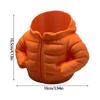 Fun Down Jacket Shape 3D Printed Plastic Pen Storage Holder Materials Box for Reducing Clutter Home Office Decors