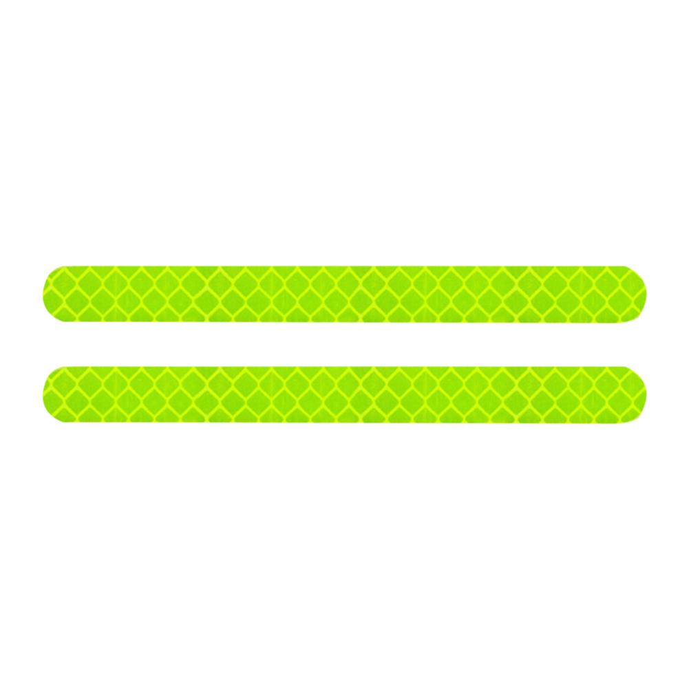 2/10Pcs Car Exterior Reflector Sticker Reflective Warning Strip Tape Secure Warning Anti-collision Reflector Stickers Decals