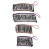 4pcs Stretchy Banana Hair Clip Vintage Decorative No Pressure Non Crease Clincher Comb Tool for