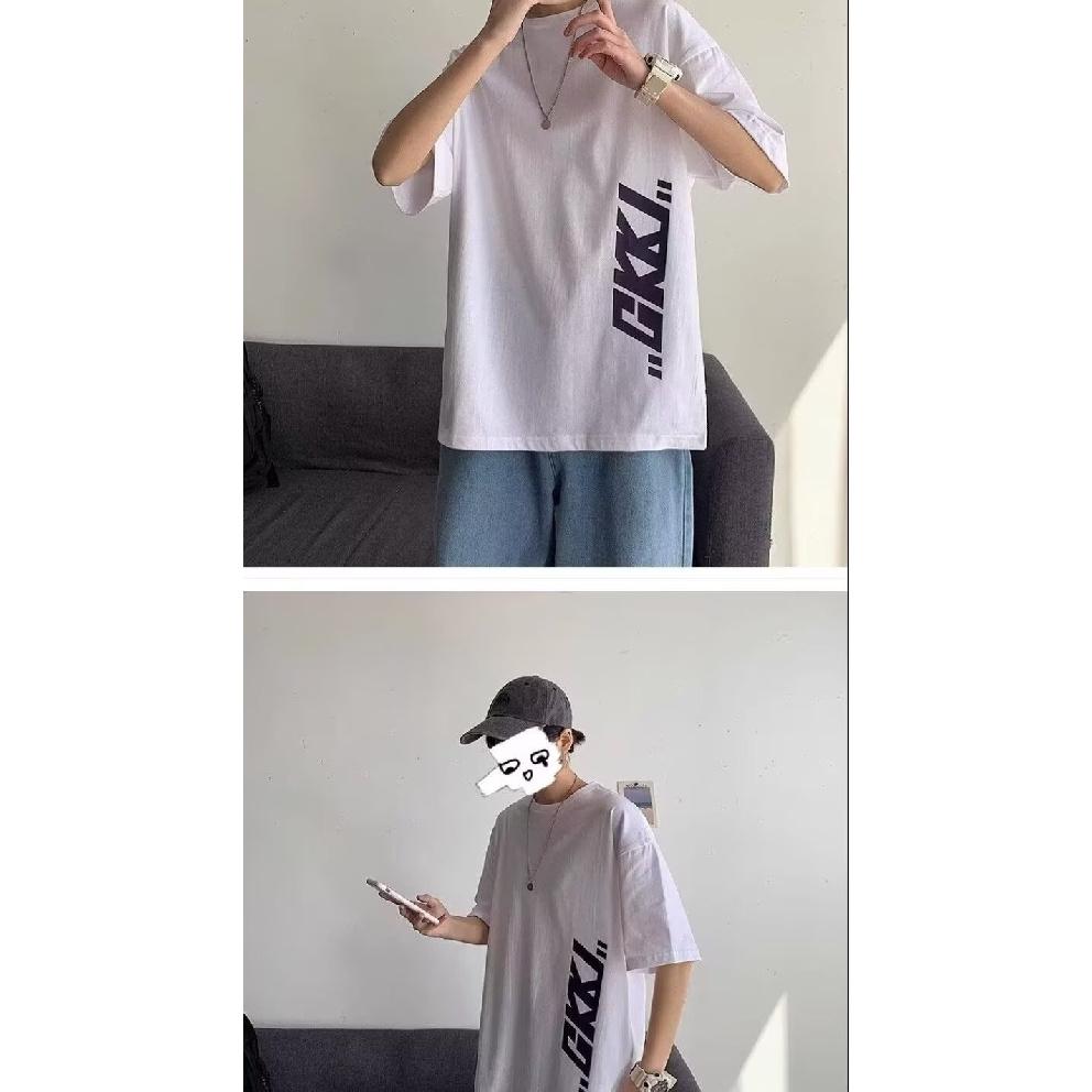 2024 New Short-Sleeved T-shirt Men's Ins Fashion Brand European and American Hip Hop Style Round Neck Bottoming Shirt Top Summer