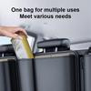 SEAMETAL Sac de Rangement en Similicuir pour Coffre de Voiture Détachable Pochette de Dossier de Siège Auto Suspendue Organisateurs pour Jeeps SUV Vans