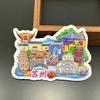 Popular Chinese city Locker Magnet 3d cartoon Refrigerator Magnet Resin Fridge Magnet for Kitchen Decoration