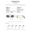 Women's Frameless Oval Fashion Sunglasses - High-End, Stylish, and Unique