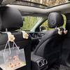 1/2/4PCS Multifunctional Flower Car Hooks Cute Flower Cute Car Seat Backrest Creative Storage Hooks Car Decorations