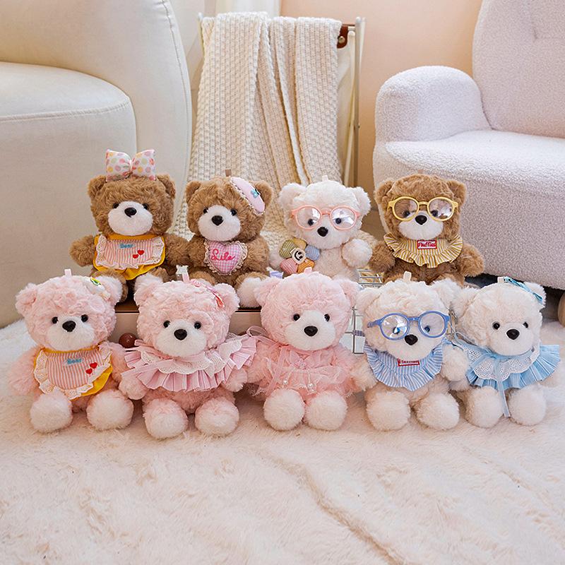 Cute Chestnut Bear Paw Treasure Cute Plush Toy Small Teddy Bear Doll Children Comfort Gift Table Companion Paw Treasure