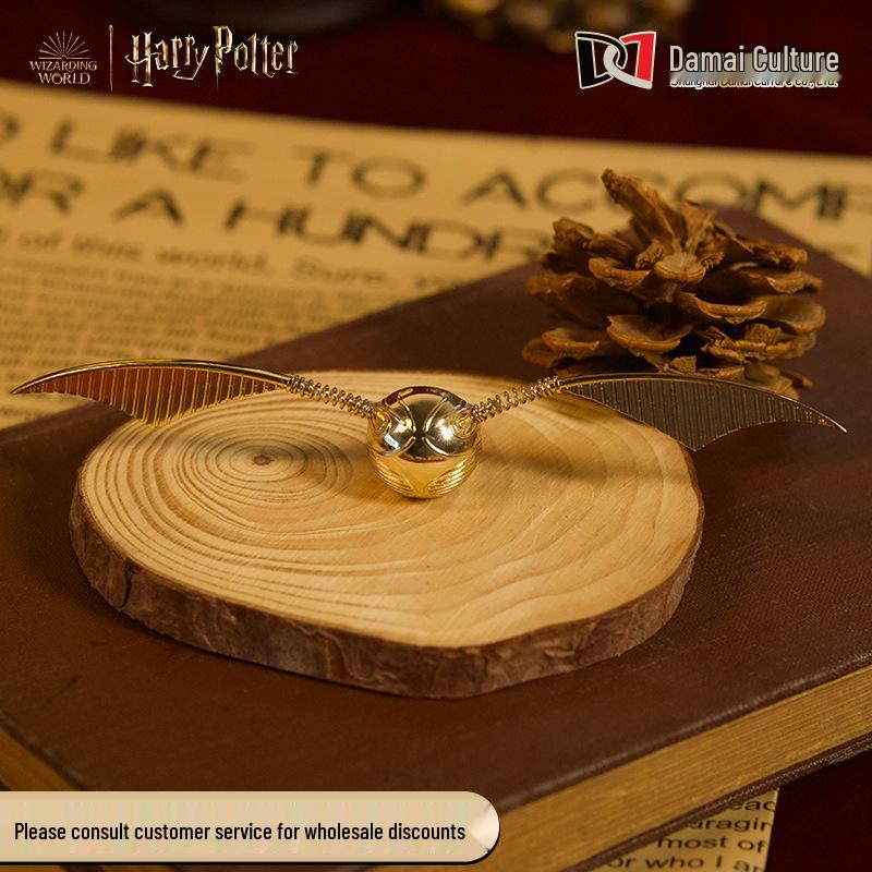 Official Harry Potter Golden Snitch Quidditch 3D Magnet Sticker