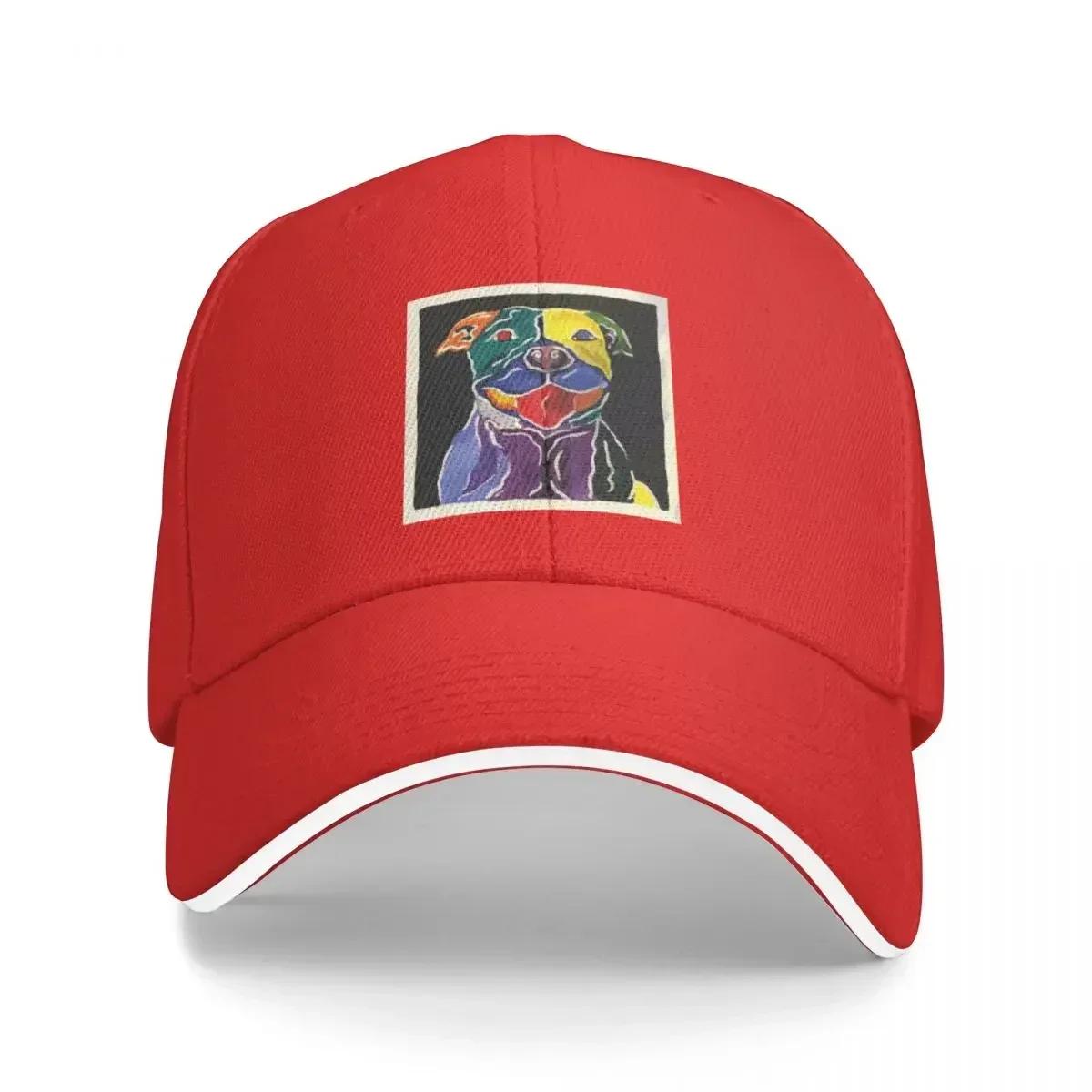 Happy Pitbull Baseball Cap summer hat birthday hats for Unisex Anime Hat Unisex s Luxury Women s