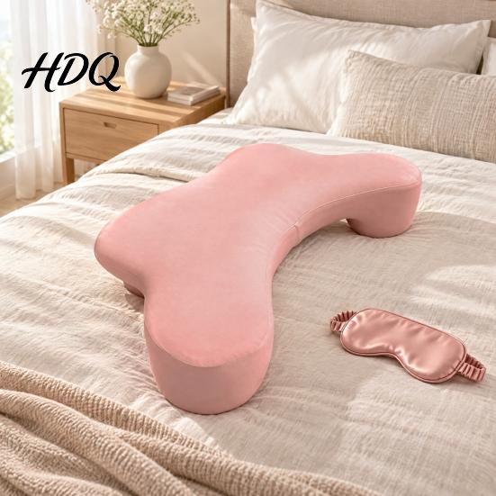 Ergonomic Bedding for Neck And Shoulder Support Side Sleeper Pillow with Arm Hole Memory Foam Cervical Pillow Comfortable Sleep Aid Adults High Loft