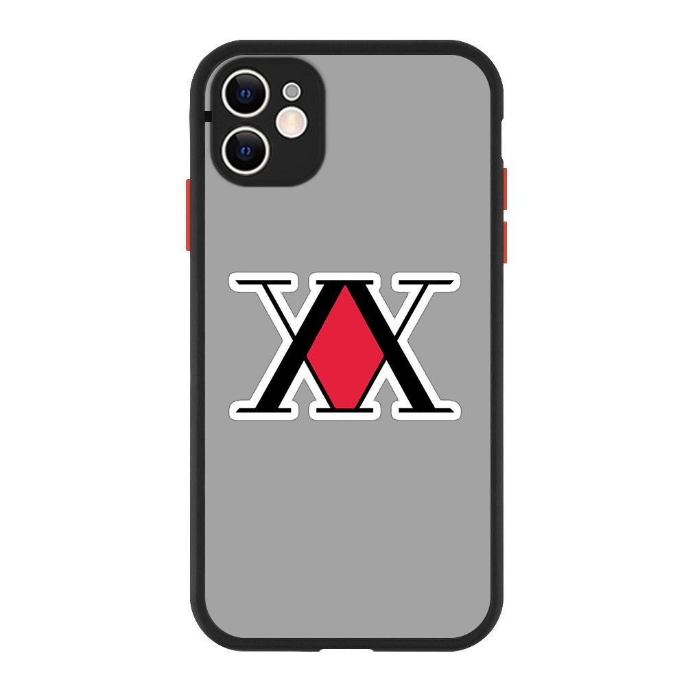 Hunter x hunter Hisoka Gon Killua Luxusní matný telefon CaFor iPhone 13 14 12 11 Pro Max XR XS X 7 8 Plus silikonový kryt nárazníku